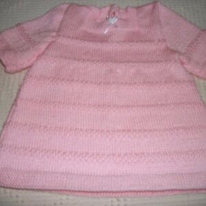Baby Girl Dress Hand Knitted New!